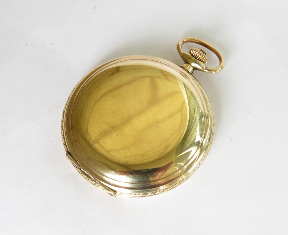 1930s full hunter pocket watch View IV