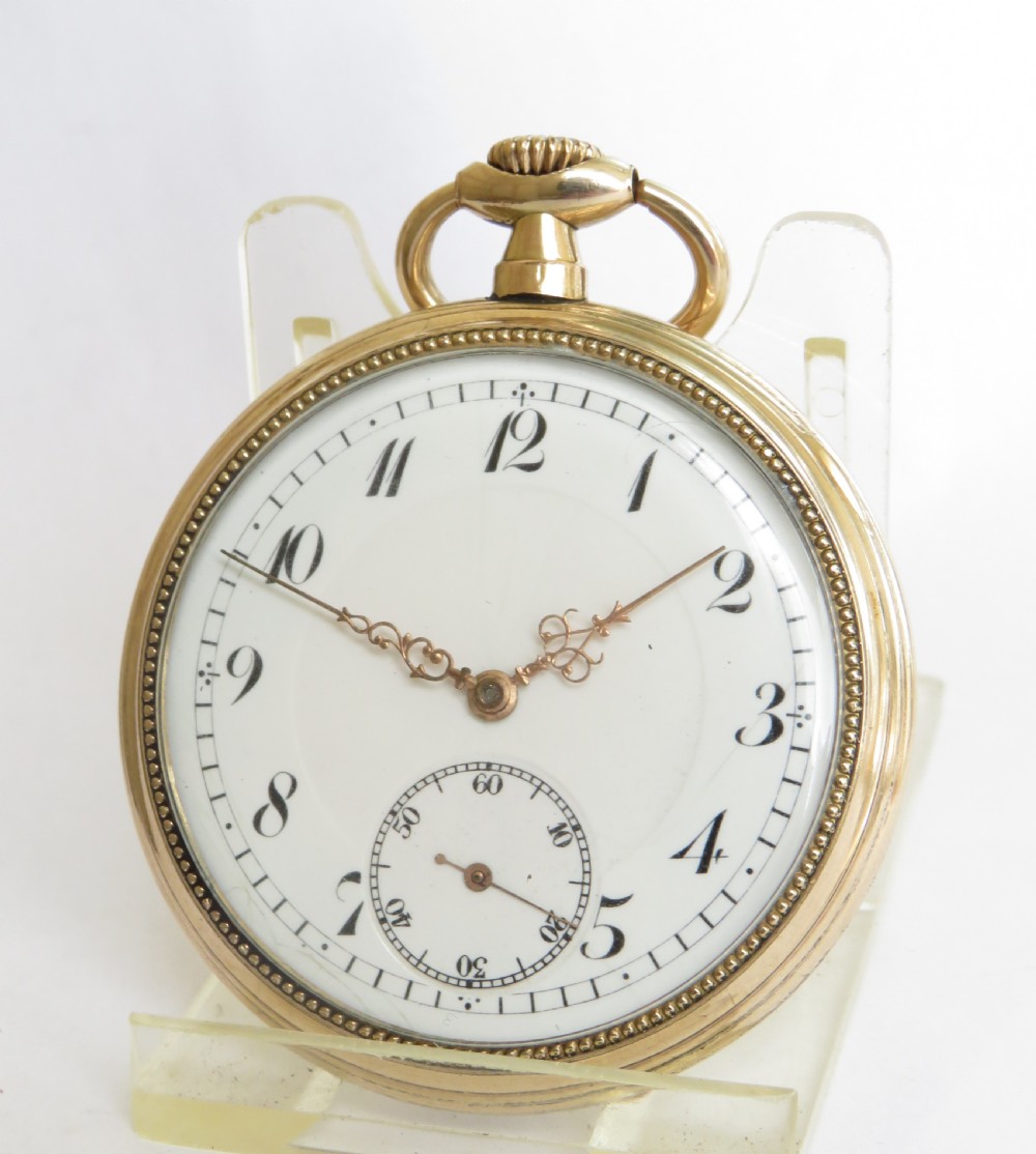 Antique gold plated pocket watch