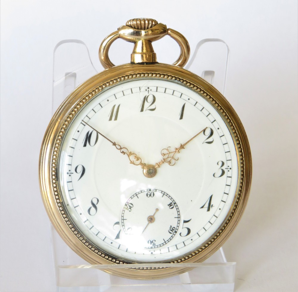 Antique gold plated pocket watch View II