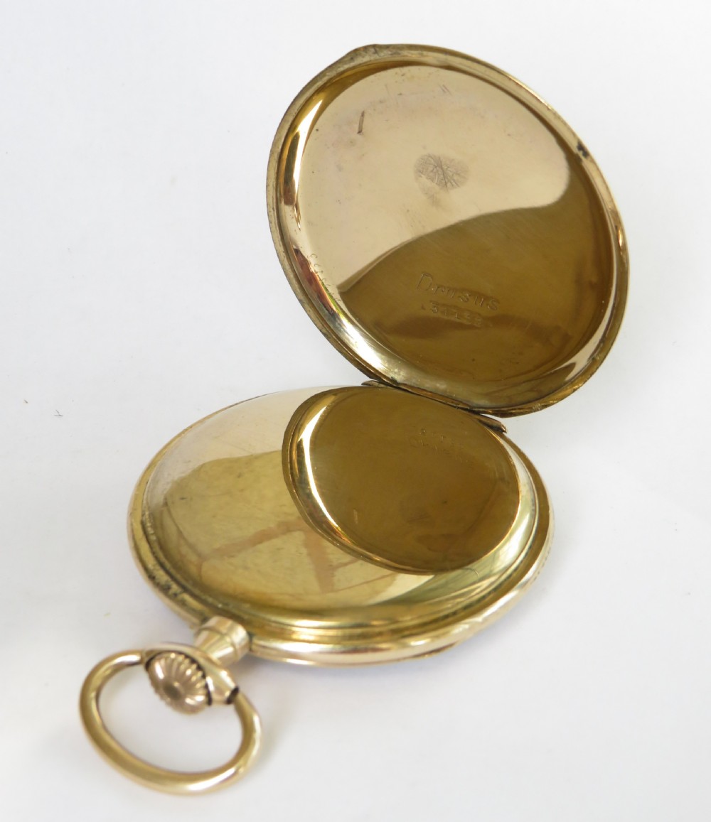 Antique gold plated pocket watch View IV