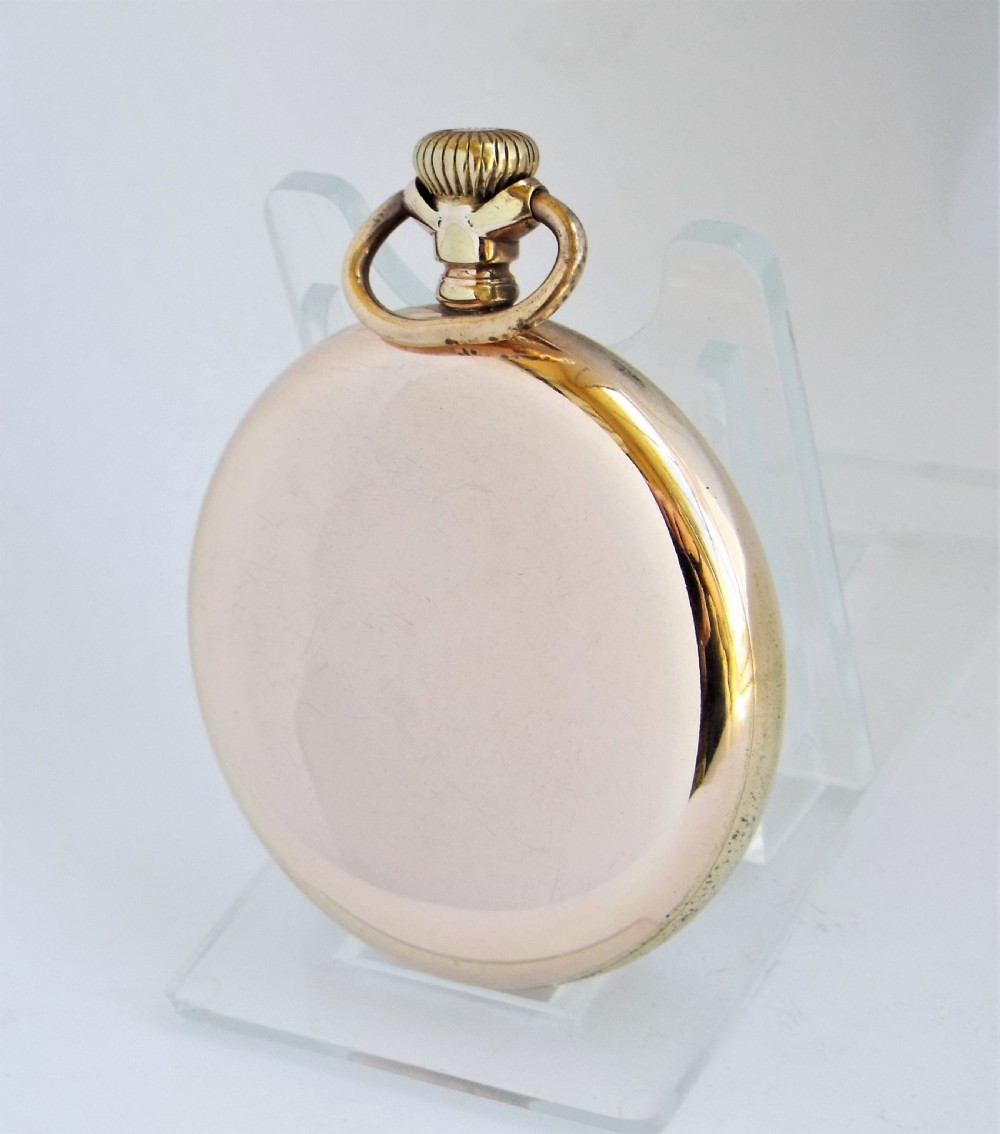 Antique 1911 Elgin stem winding pocket watch. View II