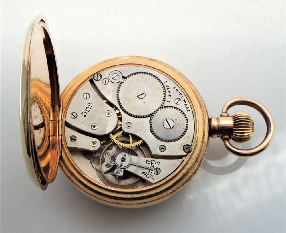 1920s Limit pocket watch. View V
