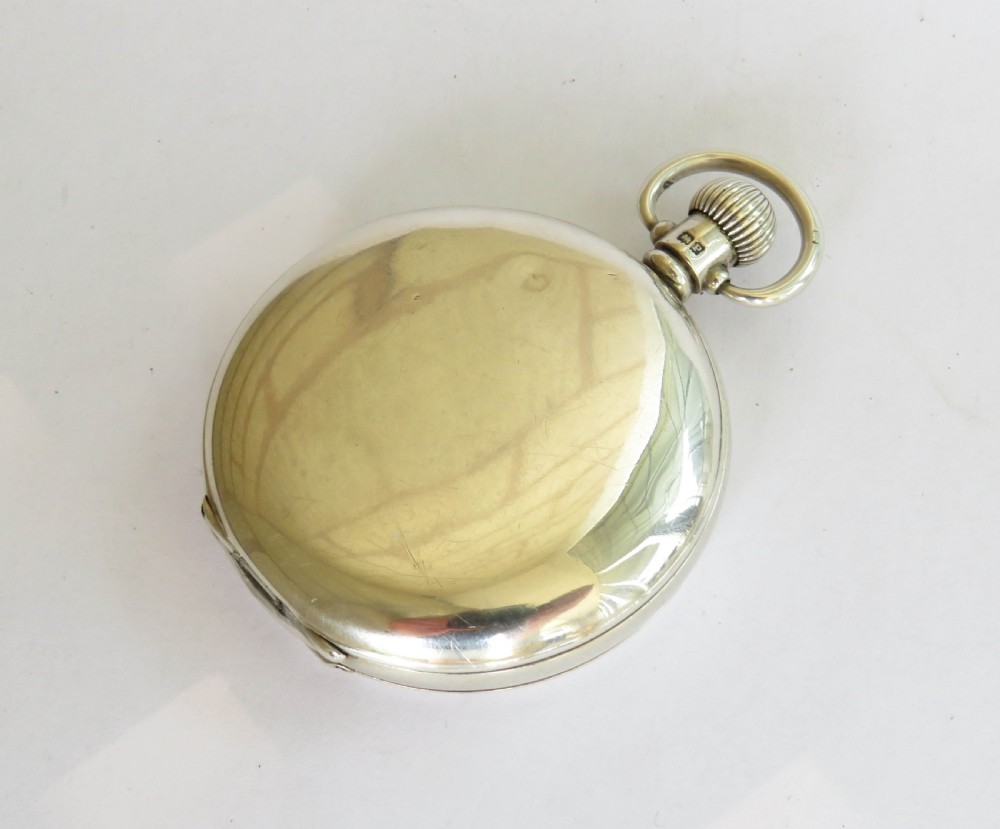 Antique Waltham silver full hunter pocket watch View IV