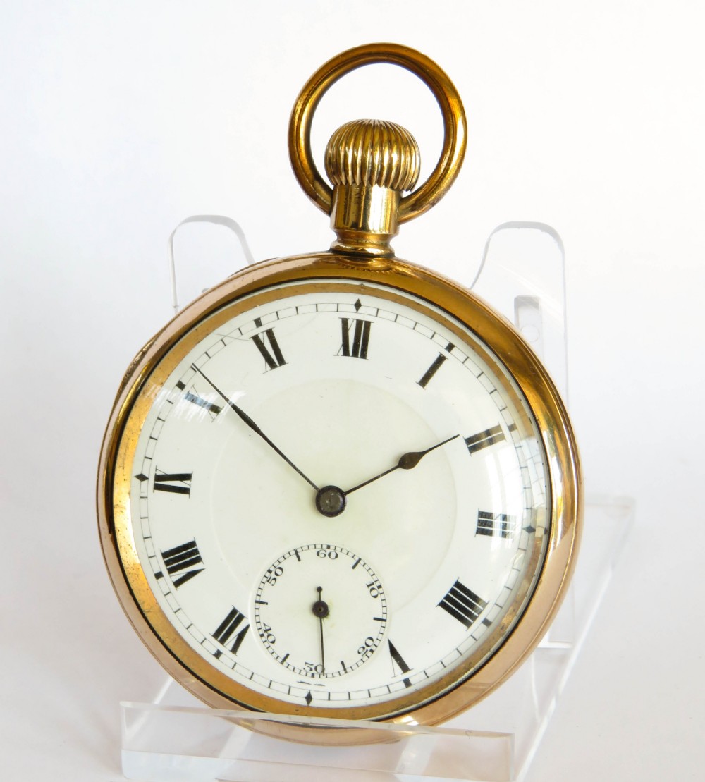 Antique Swiss gold filled pocket watch