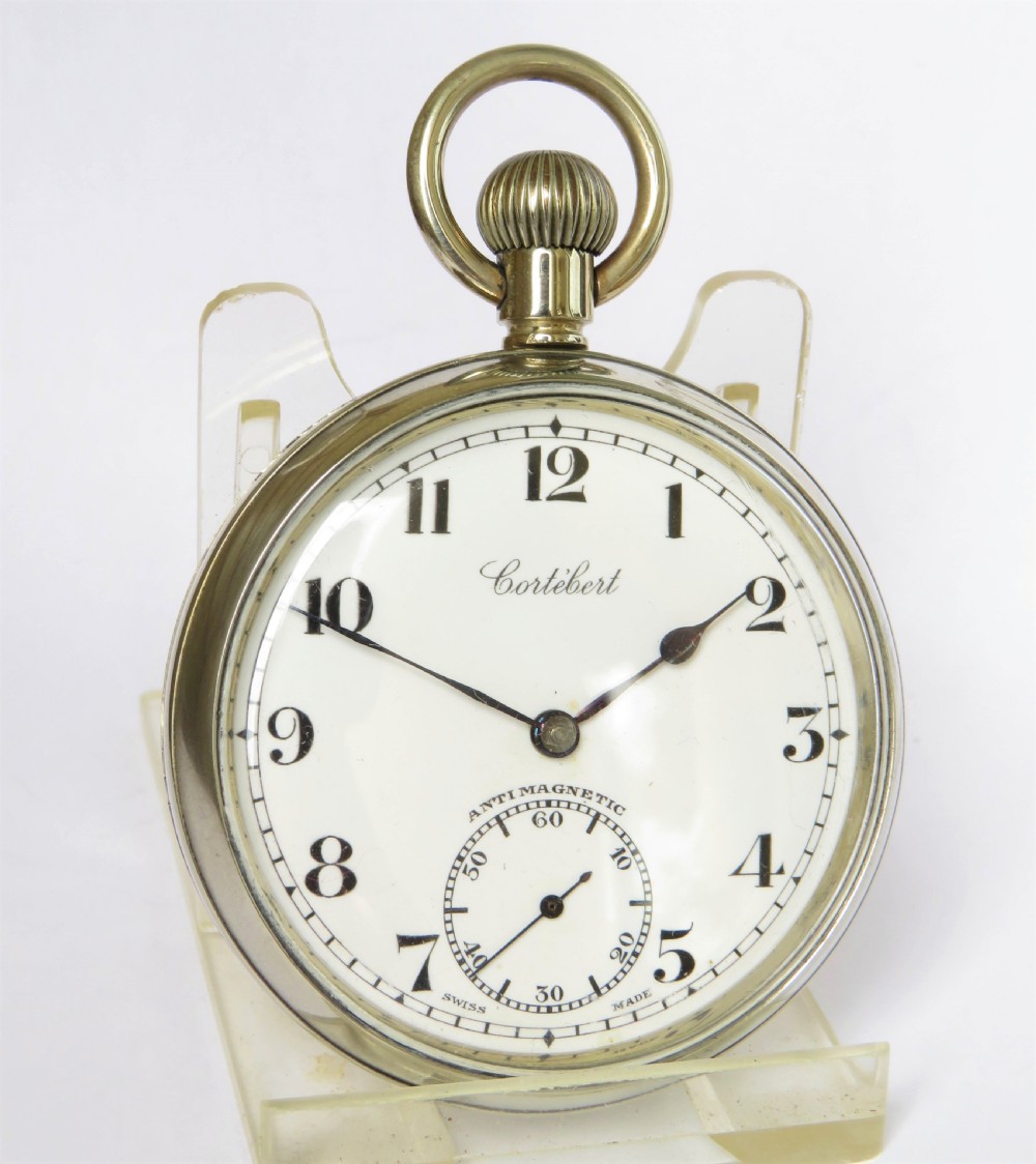 1930s Cortebert pocket watch View II