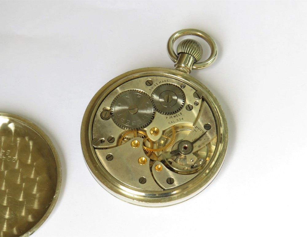 1930s Cortebert pocket watch View III