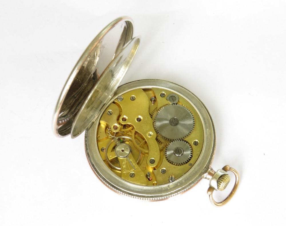 Beautiful niello-ware pocket watch View IV