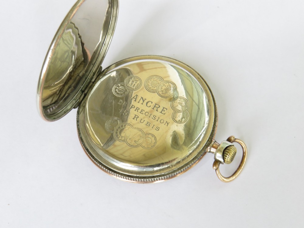 Beautiful niello-ware pocket watch View V