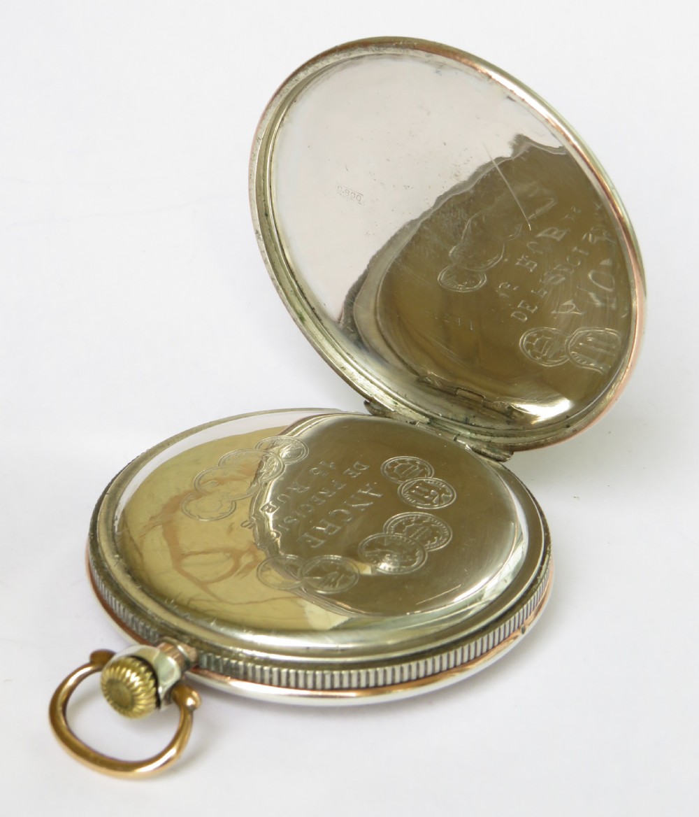 Beautiful niello-ware pocket watch View VI