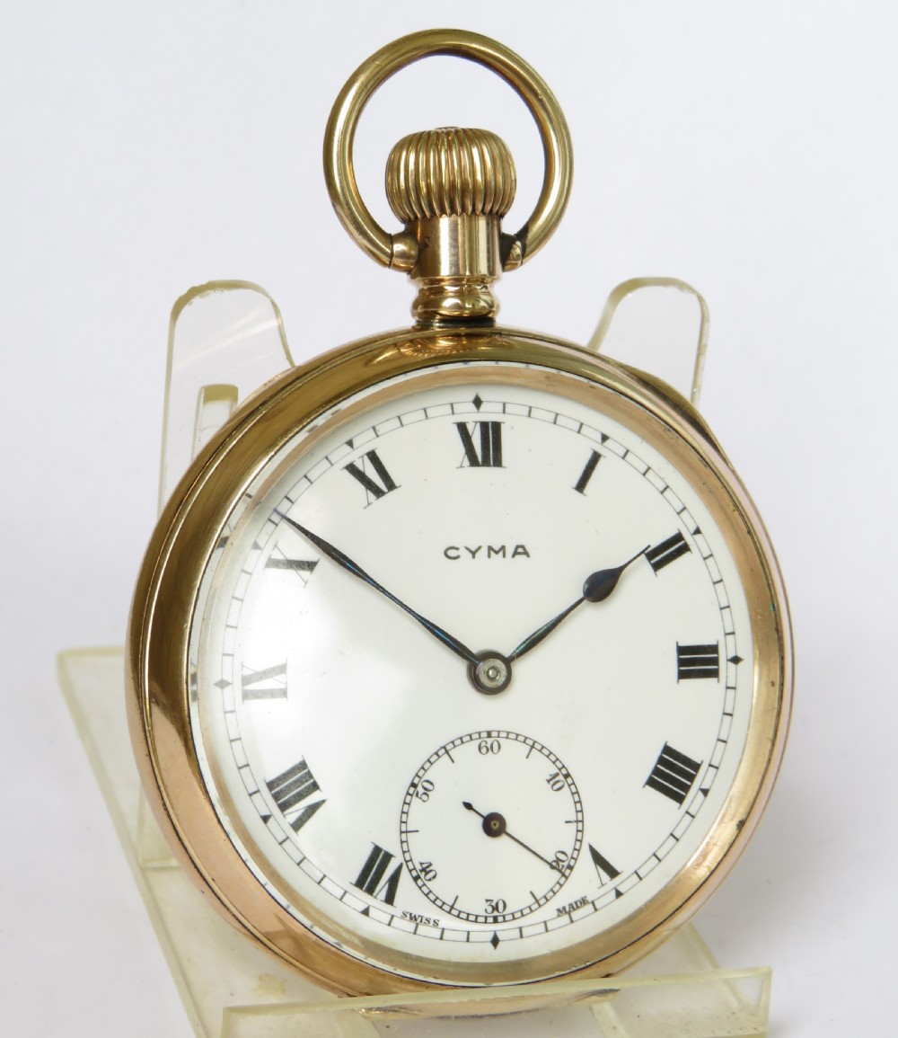 1930s Cyma pocket watch View II