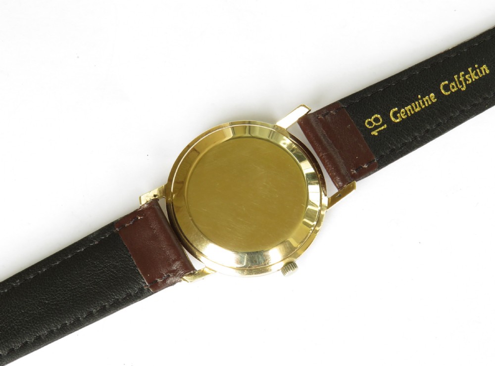 Gents 9ct gold Longines Flagship watch, 1961 View IV