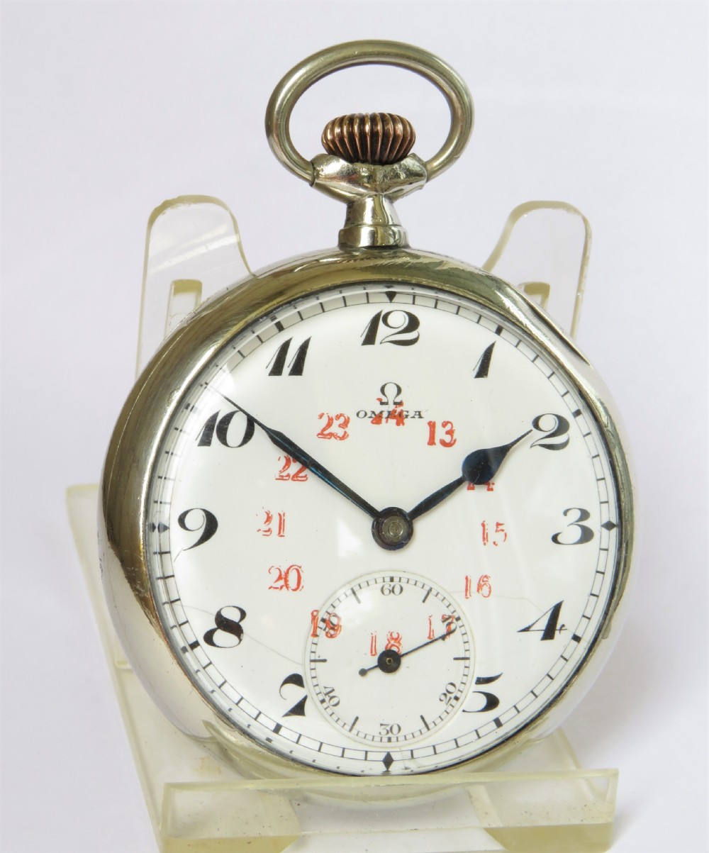 Antique Omega pocket watch, 1924 View II