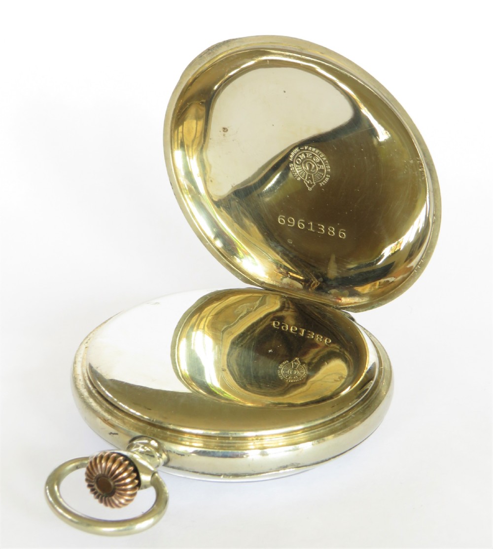 Antique Omega pocket watch, 1924 View V