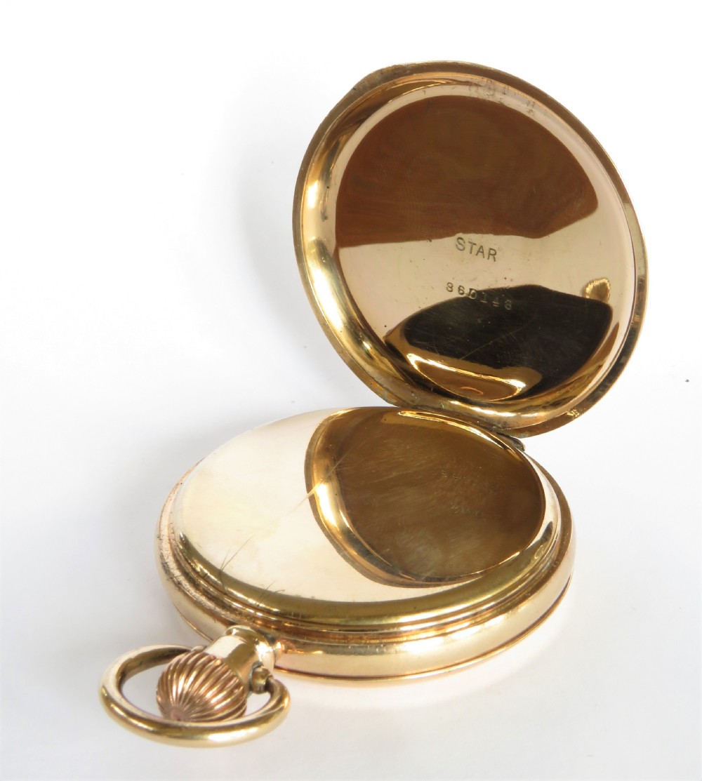 Antique Langendorf full hunter pocket watch View III