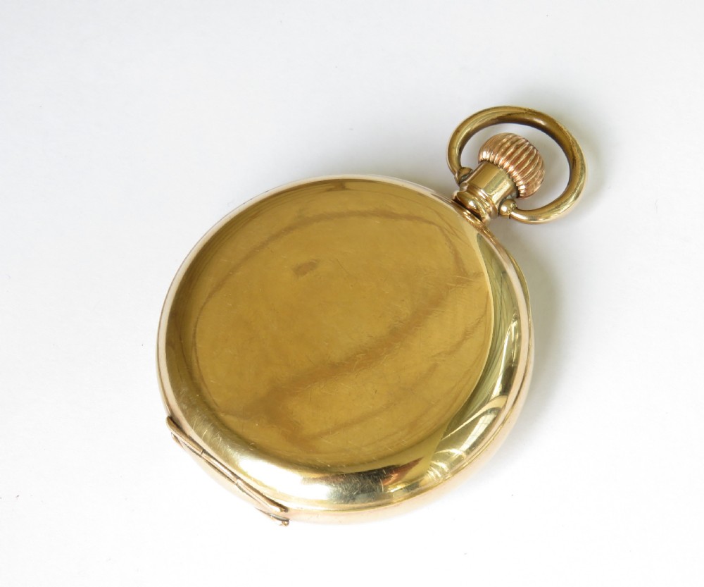Antique Langendorf full hunter pocket watch View IV