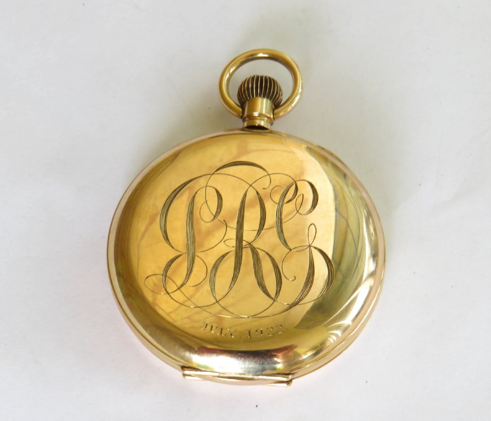1920s Battle of Boyne full hunter pocket watch View II