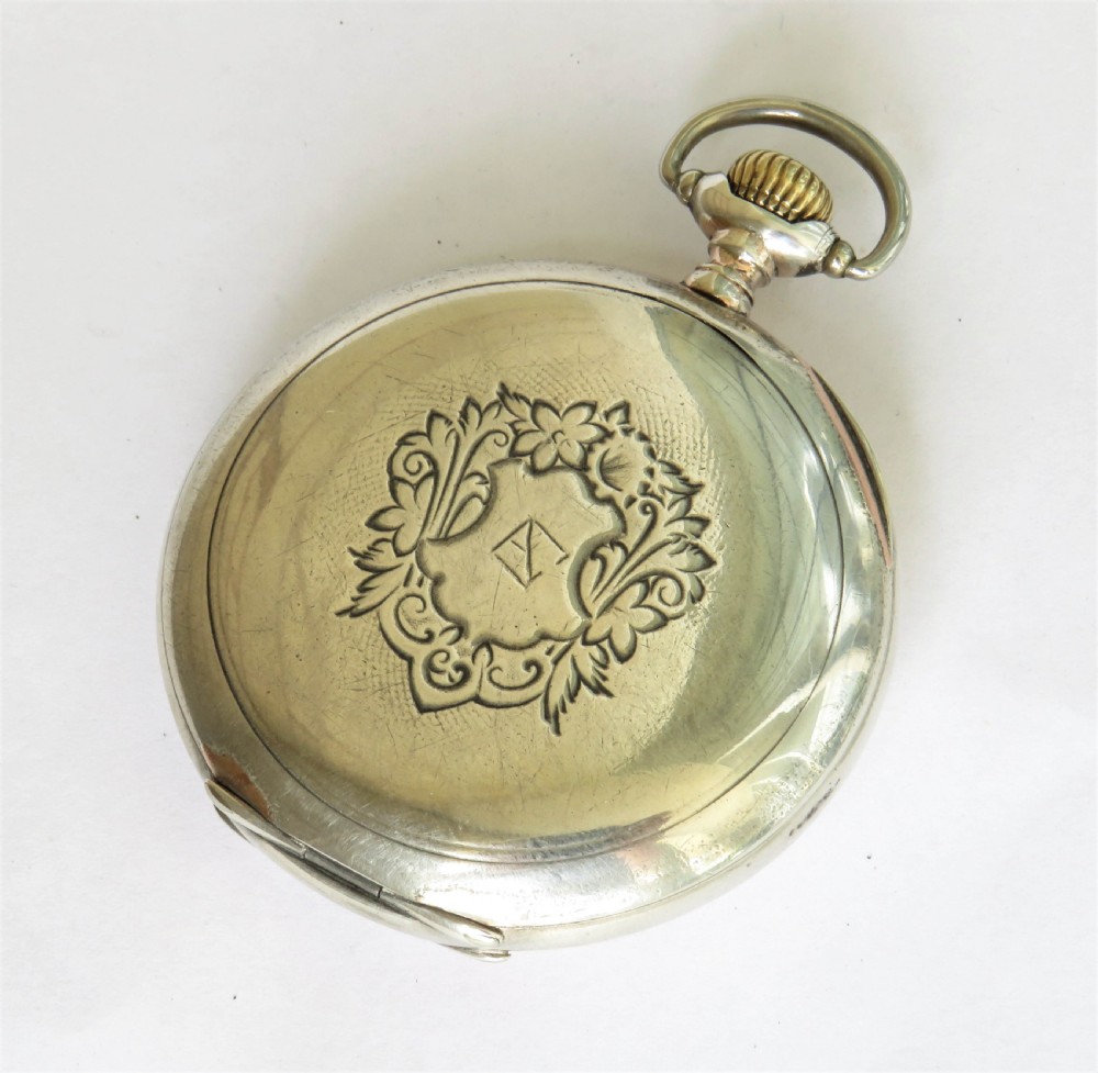 Antique silver Omega pocket watch View VII