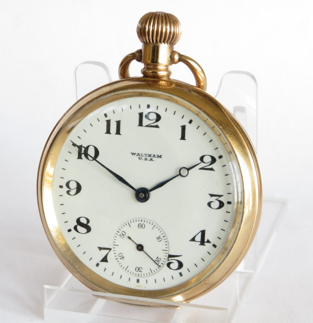Antique Waltham pocket watch, 1918