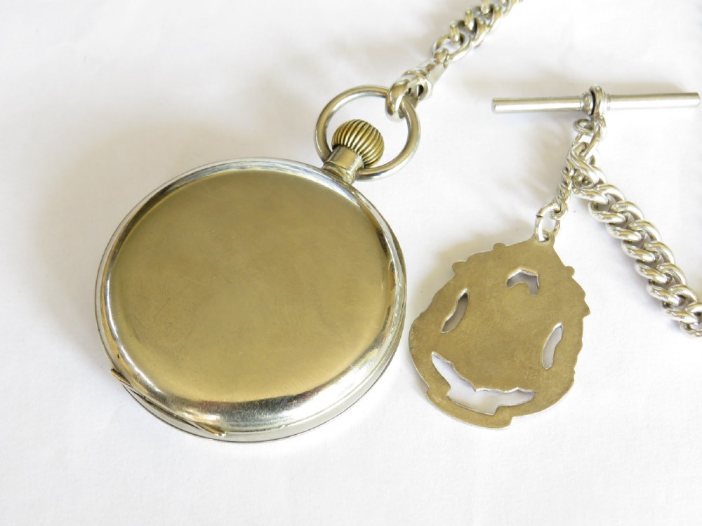 1930s Swiss pocket watch and chain View IV