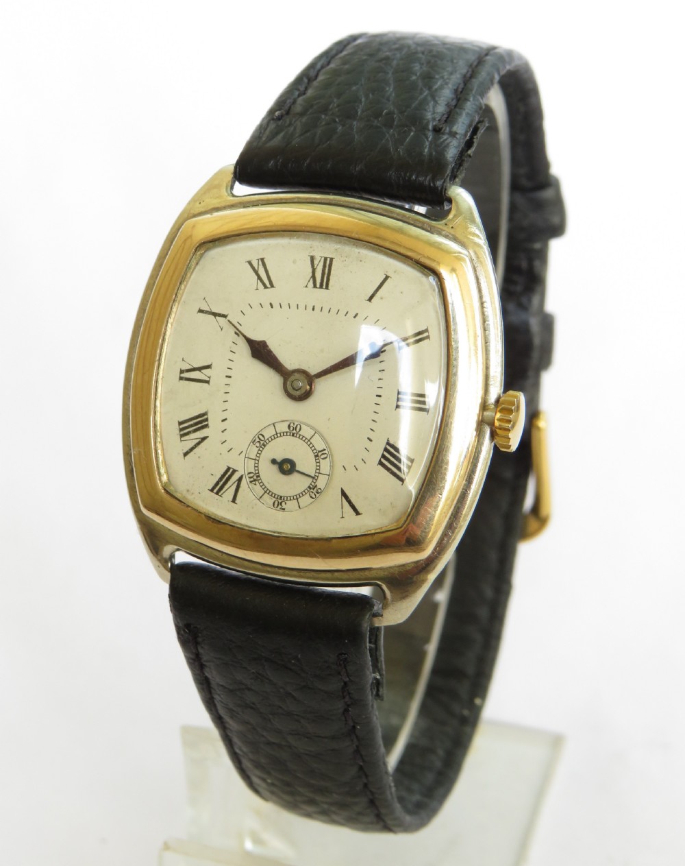 9ct yellow gold and white gold mid-size watch