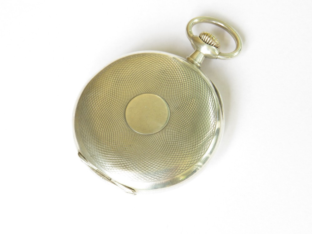 Antique Omega silver pocket watch View V