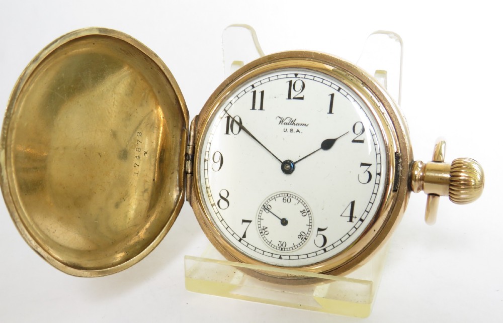 Antique Waltham full hunter pocket watch, 1925