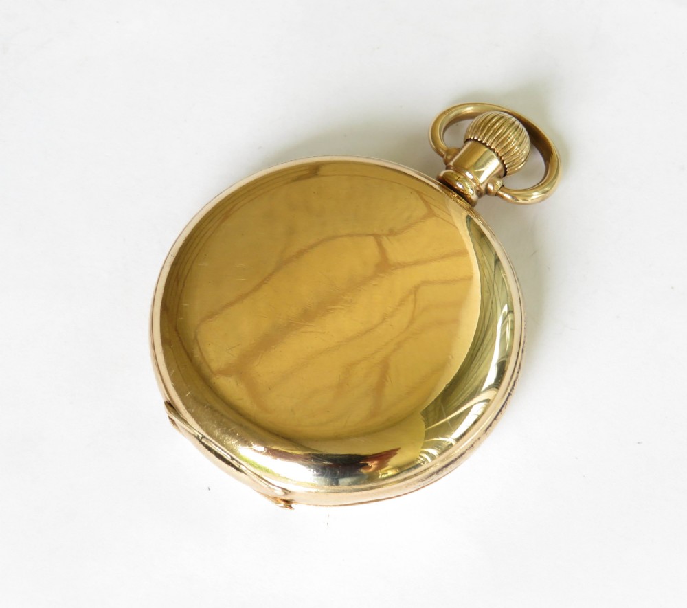 Antique Waltham full hunter pocket watch, 1919 View IV