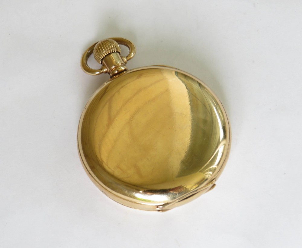 Antique Waltham full hunter pocket watch, 1919 View V