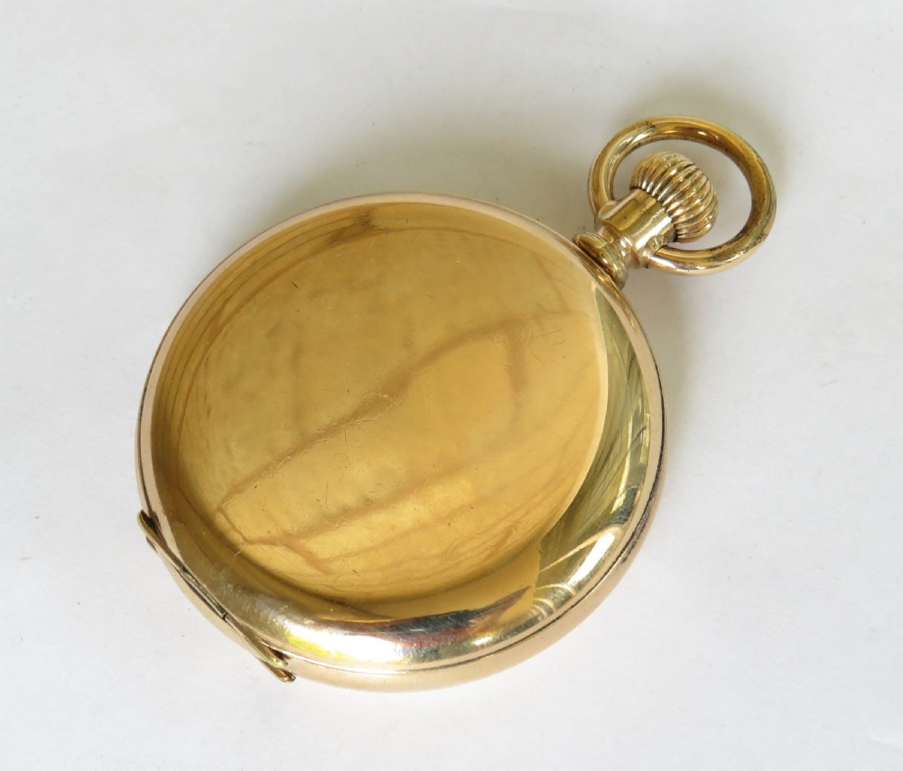 Revue full hunter pocket watch for J W Benson View V
