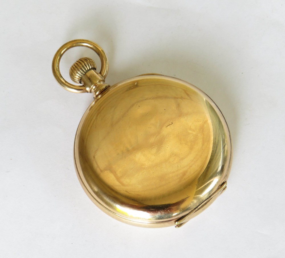 Revue full hunter pocket watch for J W Benson View VI