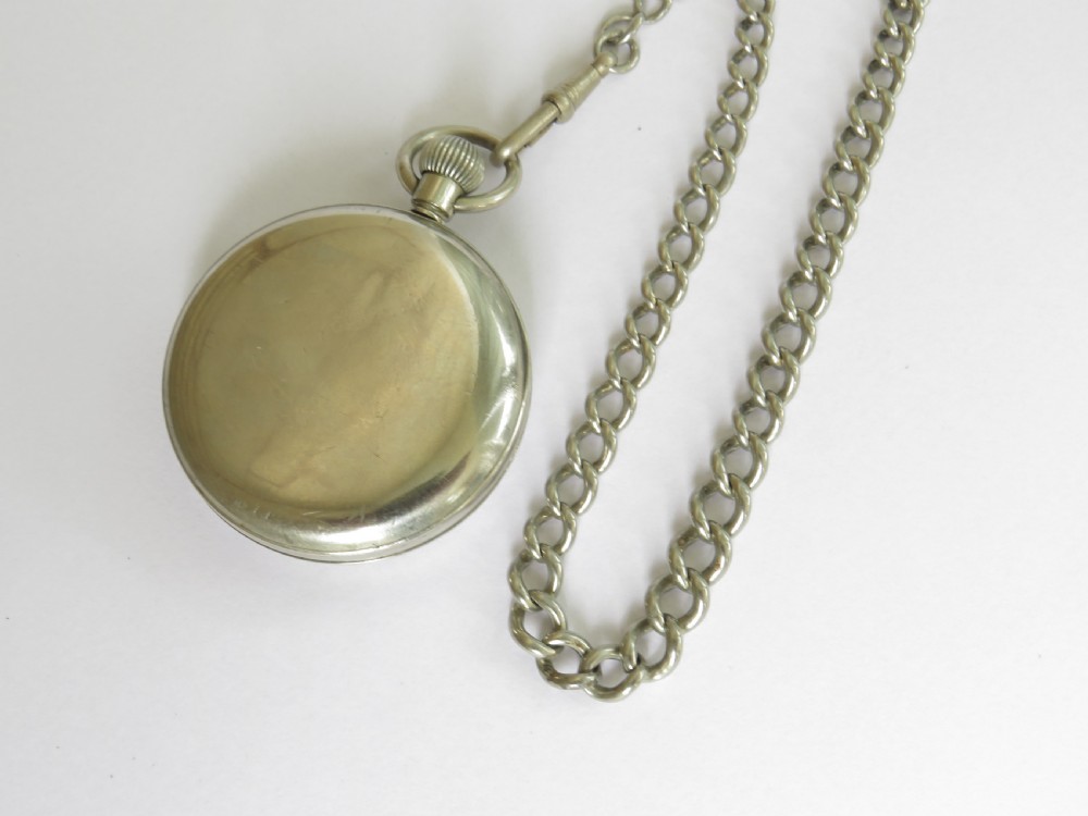 1930s Cortébert pocket watch and chain View III