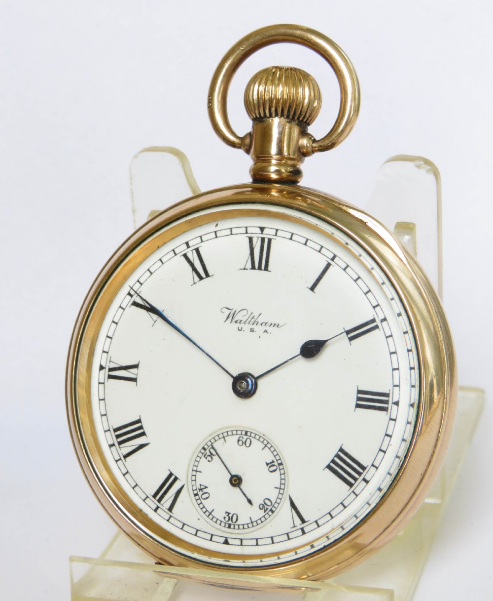 Antique 1917 Waltham Traveler pocket watch