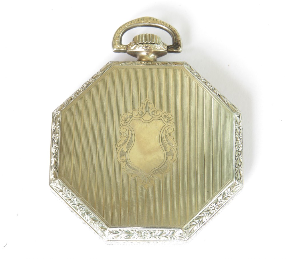 Antique Elgin pocket watch, 1919 View V