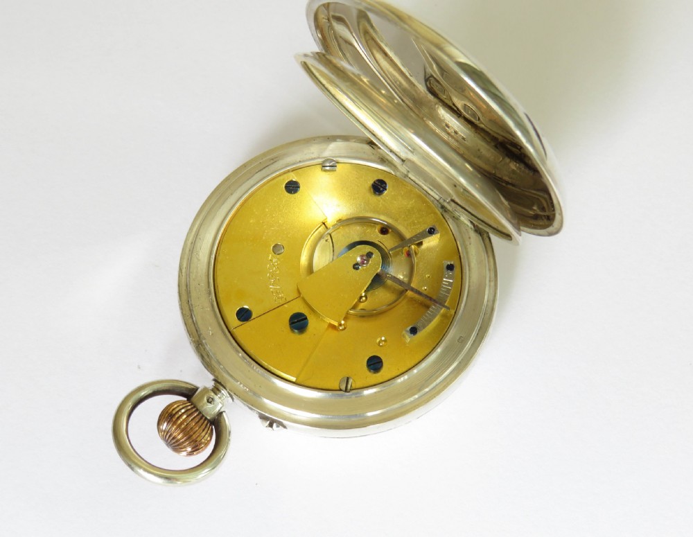 Rotherham & Sons silver pocket watch, 1929 View III