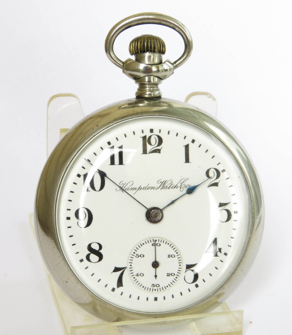 Antique Dueber Hampden Watch Co pocket watch View II
