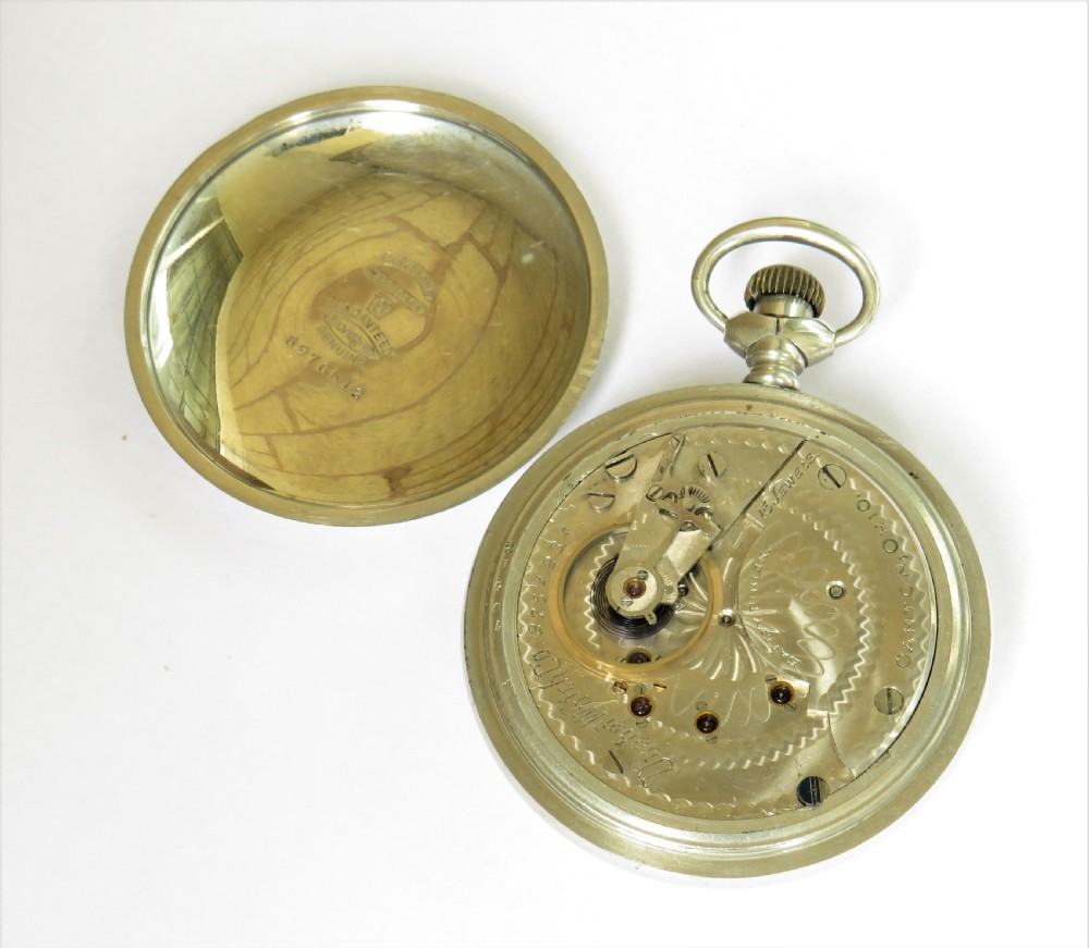 Antique Dueber Hampden Watch Co pocket watch View IV