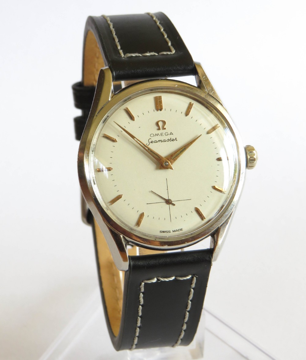 Gents Omega Seamaster wrist watch, 1955 View II