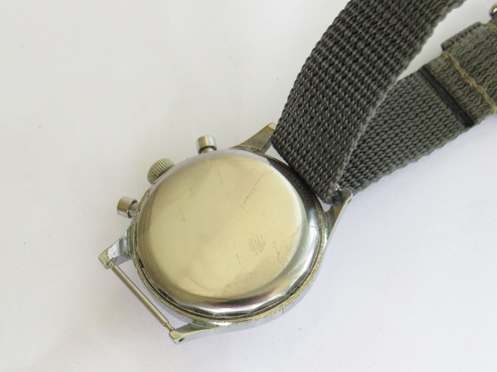 Gents 1940s Bancor chronograph wrist watch View VI