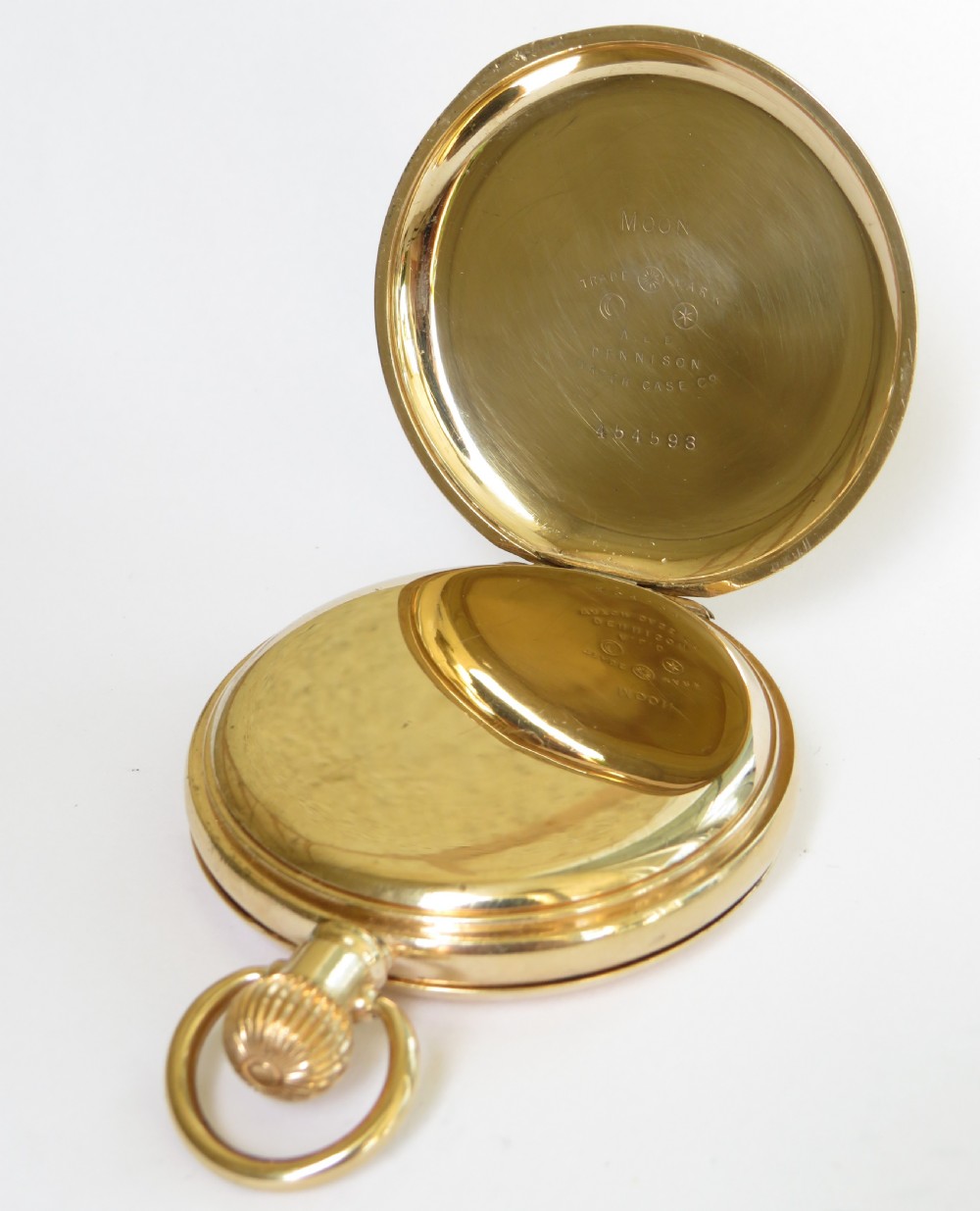 1909 Waltham Traveler full hunter pocket watch View VI