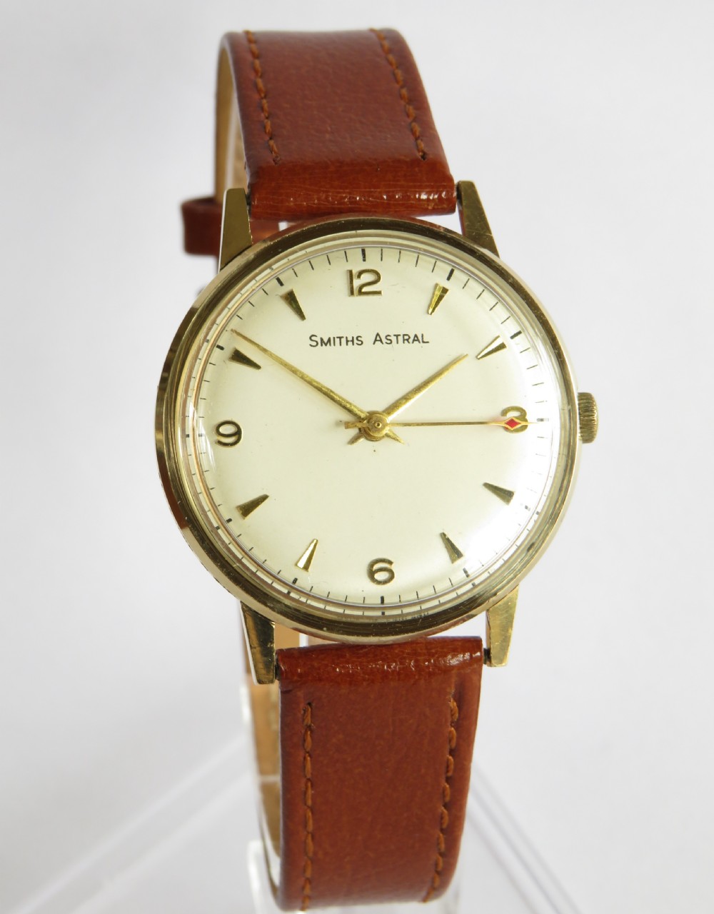 Gents 9ct gold Smiths Astral wrist watch, 1969 View II