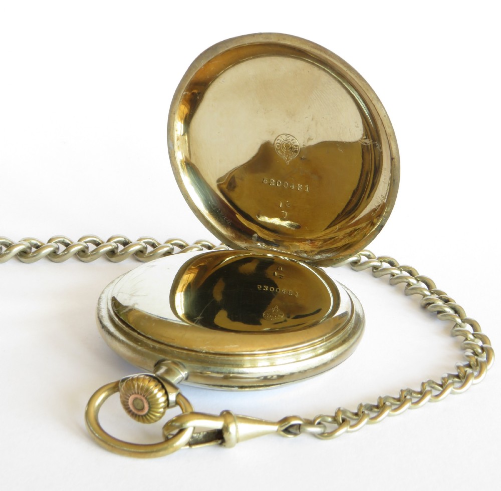 Antique Omega pocket watch with chain View IV
