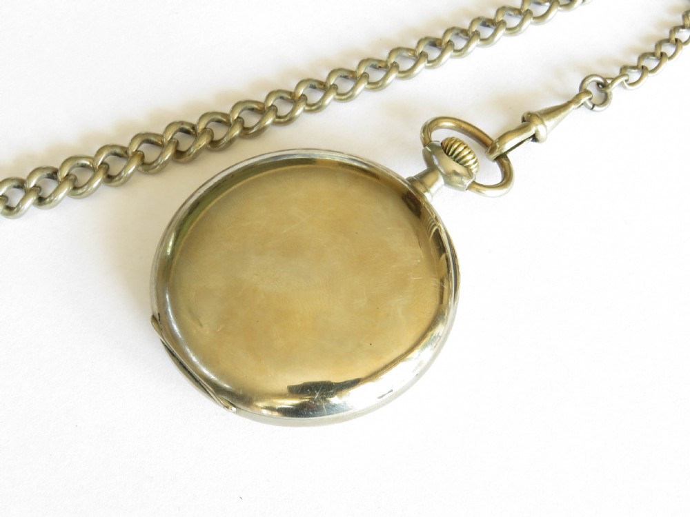 Antique Omega pocket watch with chain View V
