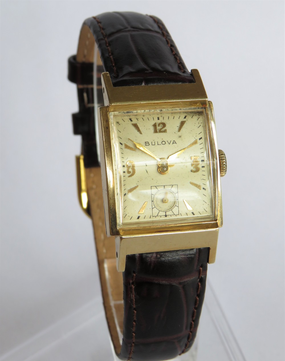 Mid-size Bulova wrist watch, 1948 View II