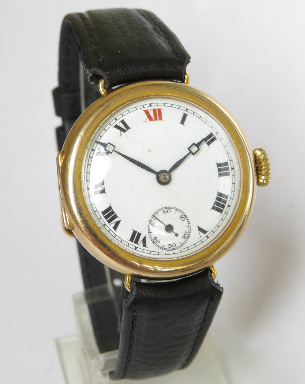 Antique 9ct gold wrist watch, 1924