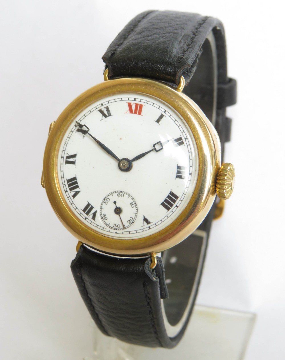 Antique 9ct gold wrist watch, 1924 View II