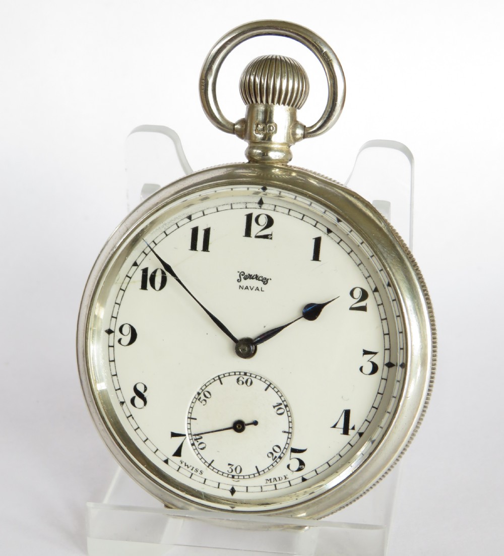 1930s Services Naval pocket watch