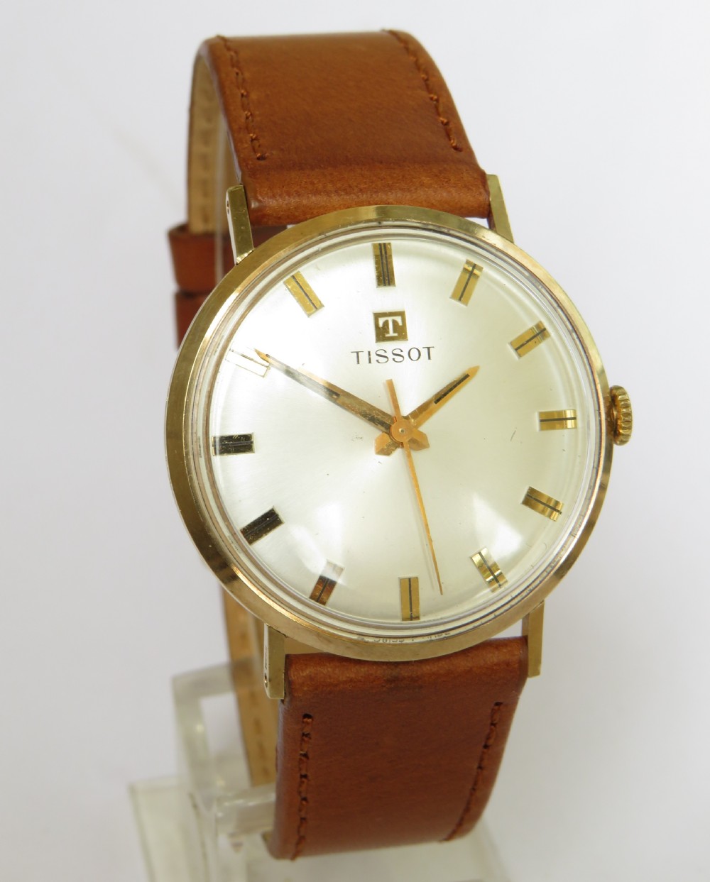 Gents 9ct gold Tissot watch, 1965 View II