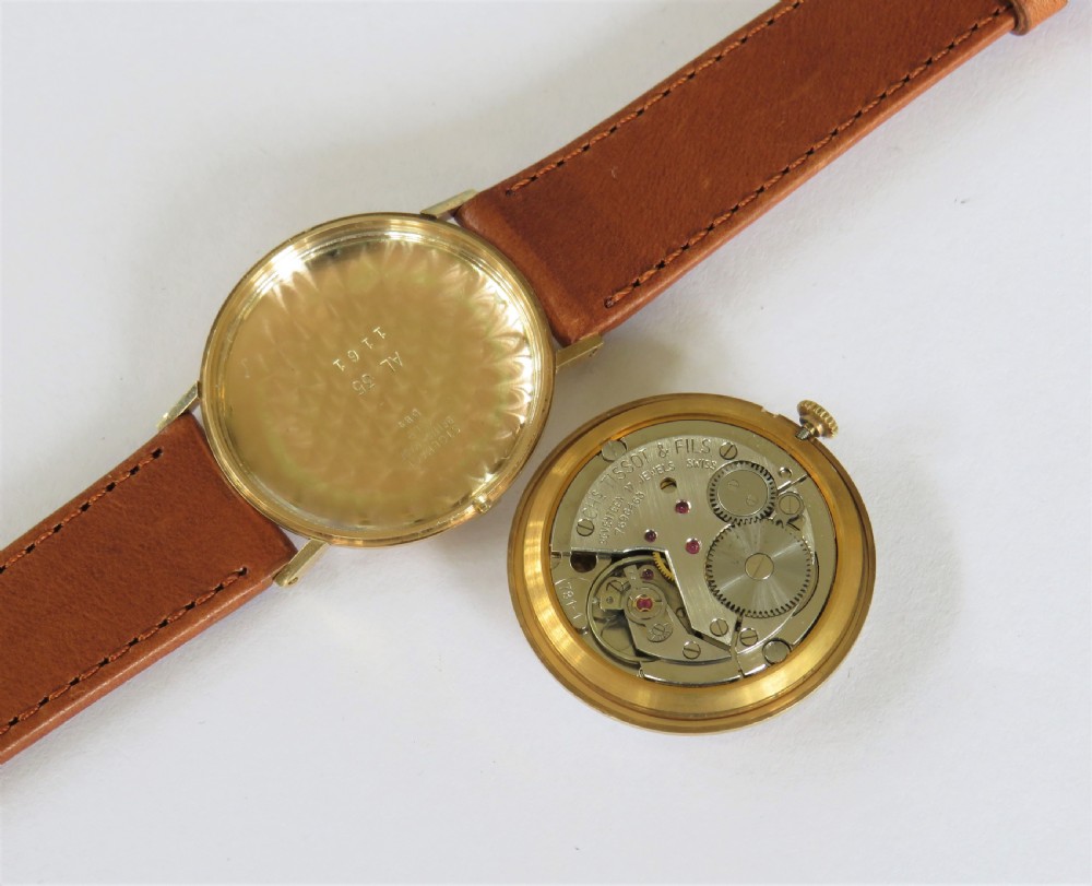Gents 9ct gold Tissot watch, 1965 View III