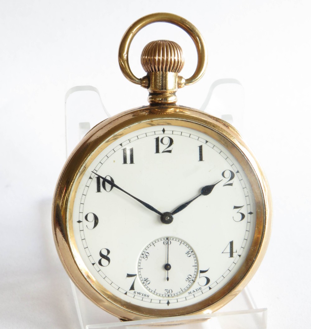Zenith Prima pocket watch, 1919 View II