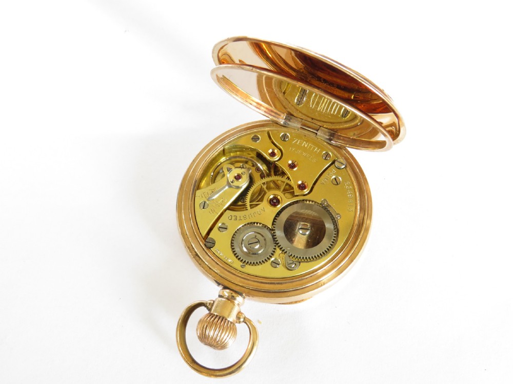 Zenith Prima pocket watch, 1919 View IV
